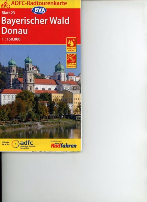 ADFC-Radtourenkarte 23 Bayerischer Wald Donau, Karten