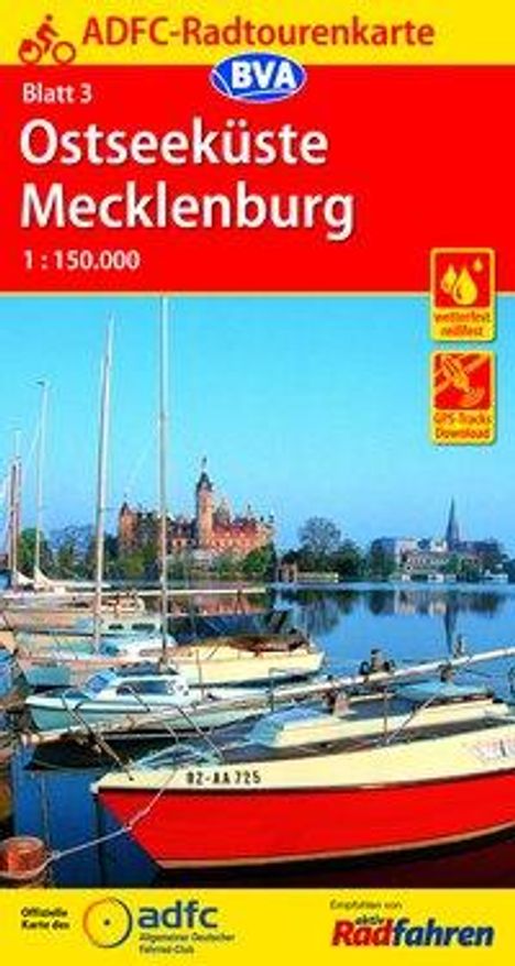 ADFC-Radtourenkarte 3 Ostseeküste / Mecklenburg, Karten