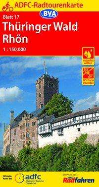ADFC-Radtourenkarte 17 Thüringer Wald / Rhön 1 : 150 000, Diverse