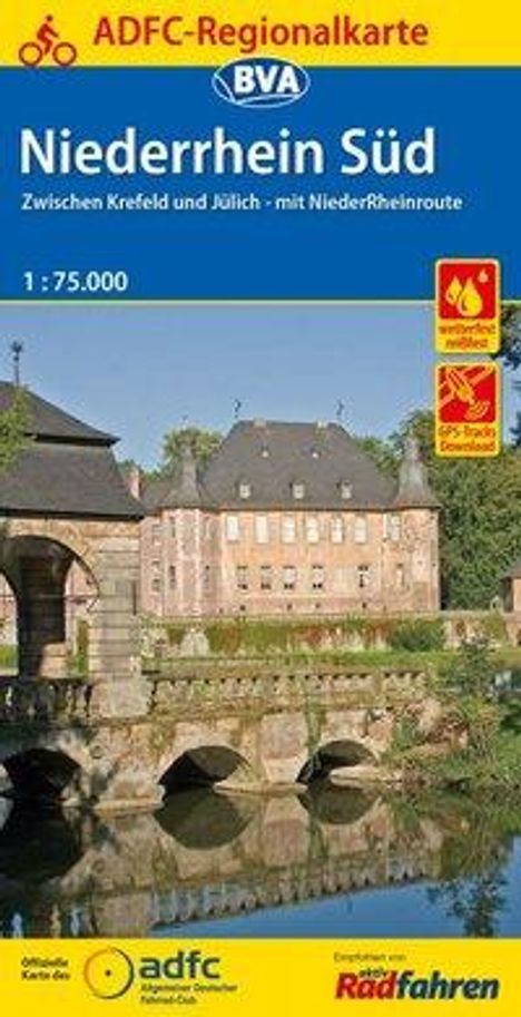 ADFC-Regionalkarte Niederrhein Süd 1:75.000, Karten