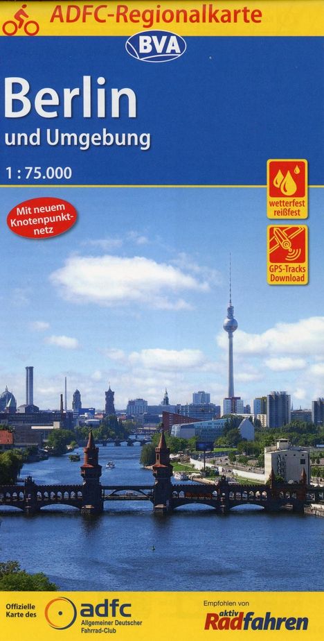 ADFC-Regionalkarte Berlin und Umgebung, Karten