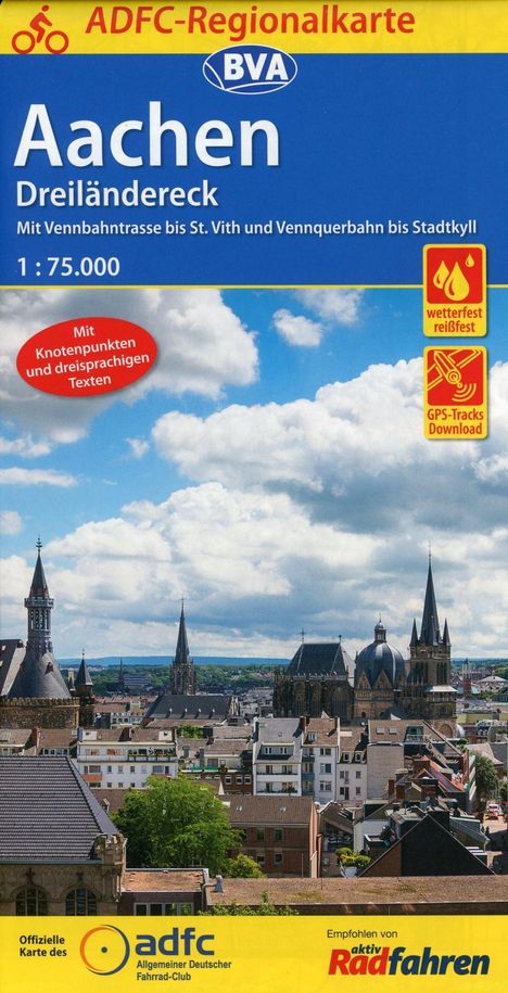 ADFC-Regionalkarte Aachen /Dreiländereck, Karten