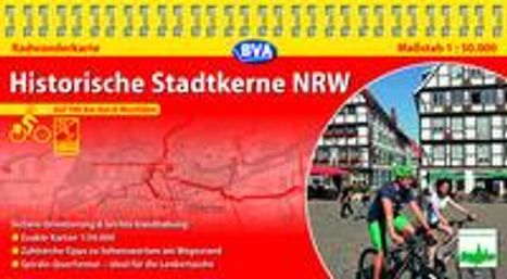 Kompakt-Spiralo BVA Historische Stadtkerne NRW, 1:50.000, mit GPS-Track-Download, Karten