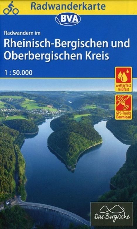 Radwanderkarte BVA Radwandern im Rheinisch-Bergischen, Karten