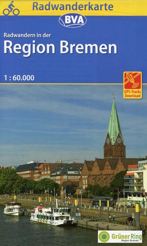Susanne Billes: Radwanderkarte BVA Radwandern in der Region Bremen 1:60.000, GPS-Tracks Download, Diverse