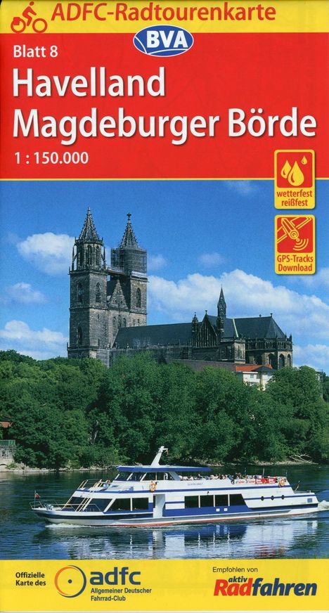ADFC-Radtourenkarte 8 Havelland Magdeburger Börde, Karten