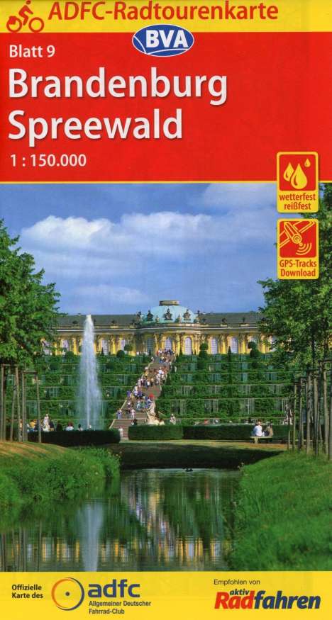 ADFC-Radtourenkarte 9 Brandenburg / Spreewald, Karten