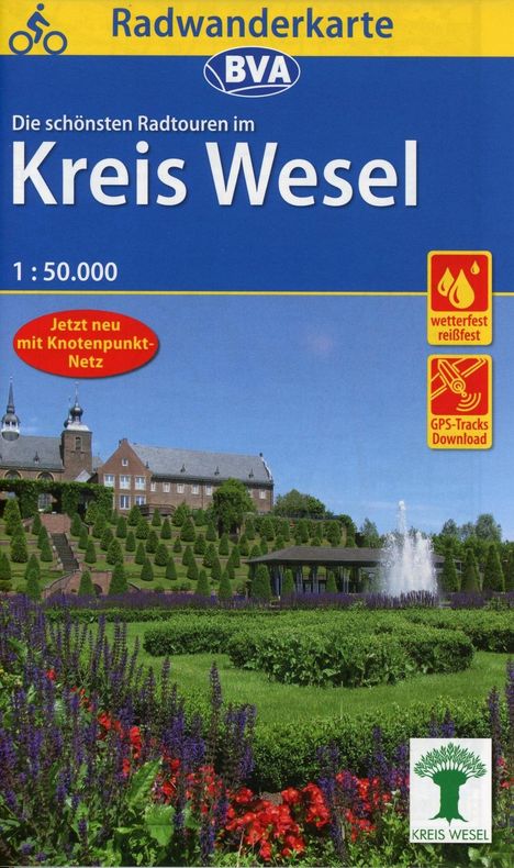 Radwanderkarte BVA Radwandern im Kreis Wesel am Niederrhein 1:50.000, Diverse