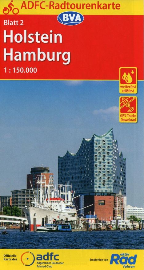 ADFC-Radtourenkarte 2 Holstein Hamburg, Karten