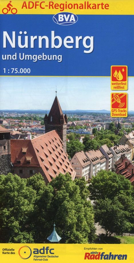 ADFC Regionalkarte Nürnberg und Umgebung, Karten