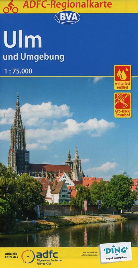 ADFC-Regionalkarte Ulm und Umgebung, Karten