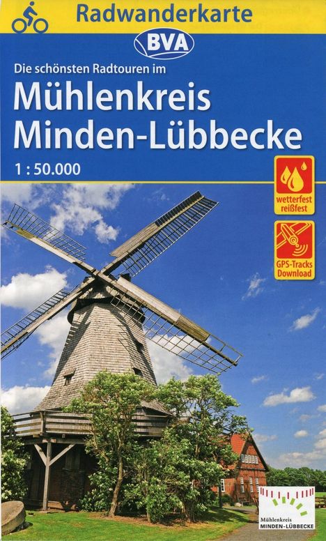 Radwanderkarte BVA Radwandern im Mühlenkreis Minden-Lübbecke, Karten