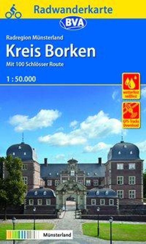 Radwanderkarte BVA Radregion Münsterland Kreis Borken, Karten