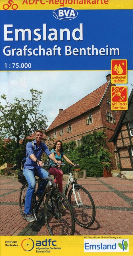 ADFC-Regionalkarte Emsland Grafschaft Bentheim, Karten