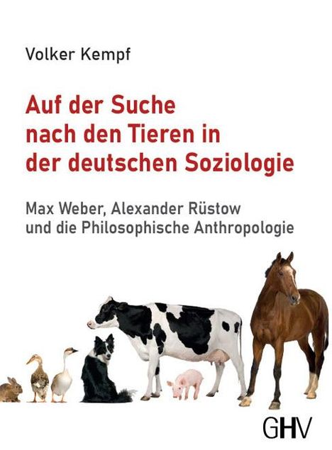 Volker Kempf: Auf der Suche nach den Tieren in der deutschen Soziologie, Buch