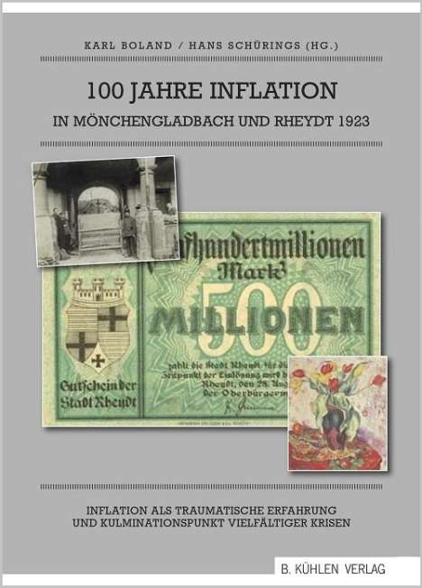 Antonius Bergmann: 100 Jahre Inflation in Mönchengladbach und Rheydt 1923, Buch