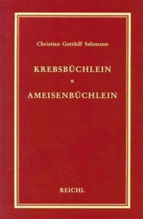 Christian G Salzmann: Krebsbüchlein. Ameisenbüchlein, Buch