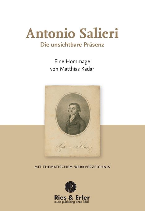 Matthias Kadar: Antonio Salieri, Buch