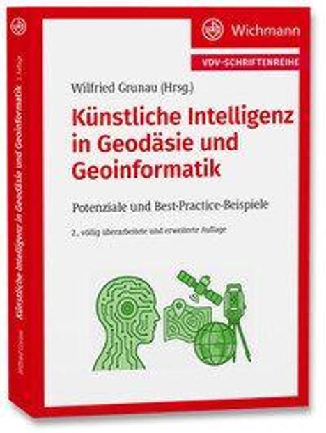 Titel: "Künstliche Intelligenz in Geodäsie und Geoinformatik". Herausgeber: Wilfried Granau. Roter Buchumschlag.