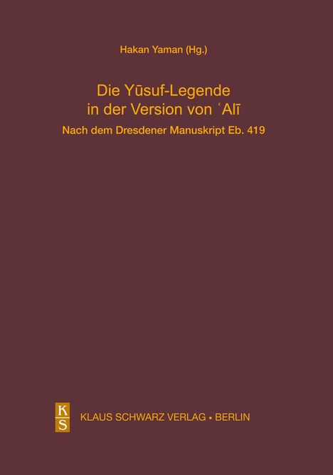 Hakan Yaman: Die Yusuf-Legende in der Version von Ali., Buch