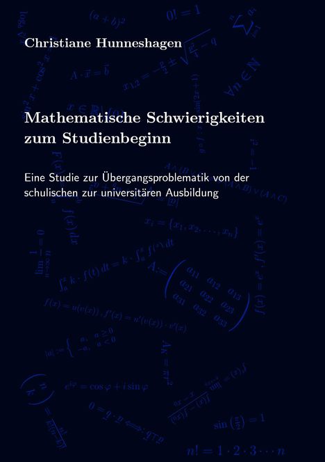 Christiane Hunneshagen: Hunneshagen, C: Mathematische Schwierigkeiten zum Studienbeg, Buch