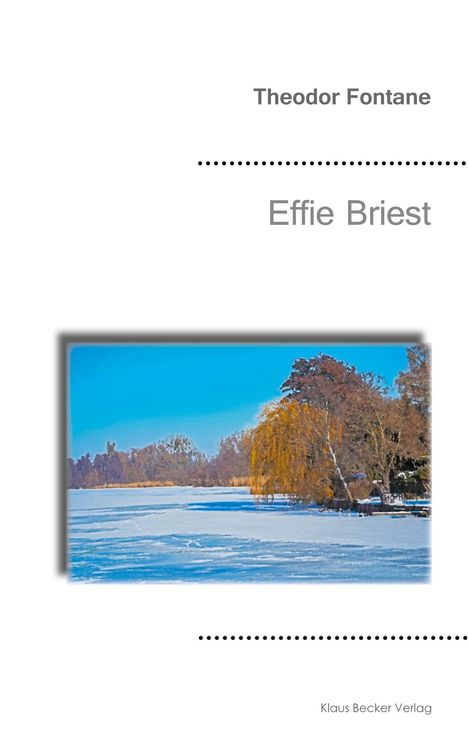 Theodor Fontane: Effie Briest, Buch