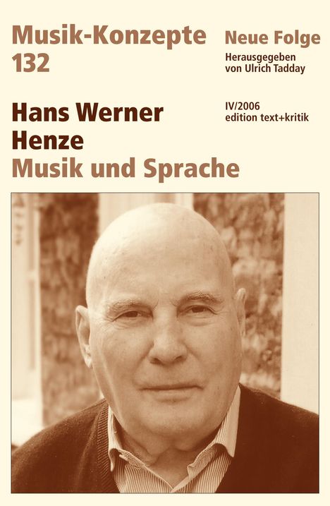 Hans Werner Henze, Buch