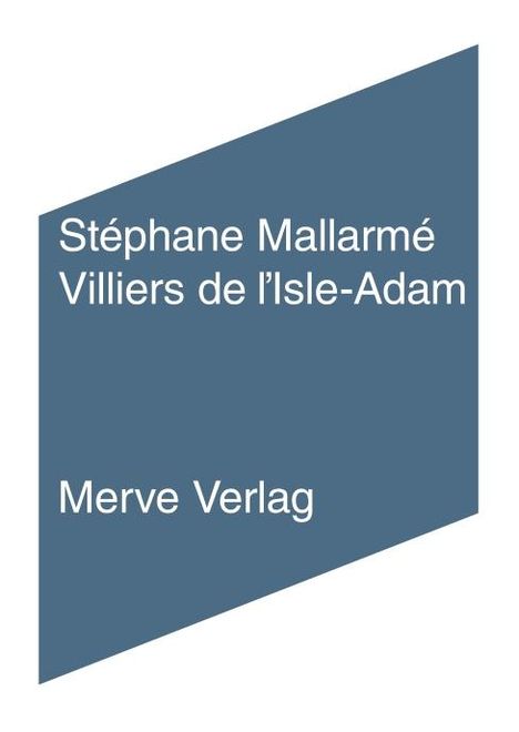 Stéphane Mallarmé: Villiers de l'Isle-Adam, Buch