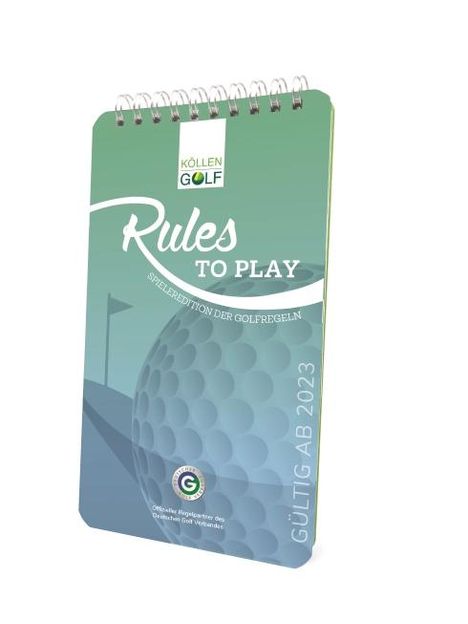 Golfregeln - Rules to play, Buch