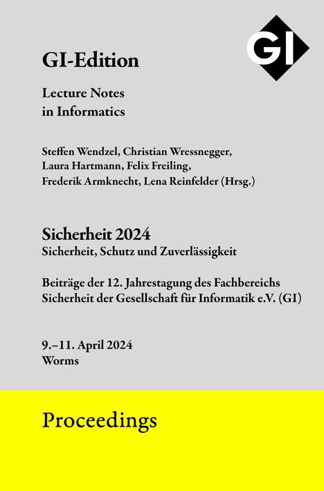 GI Edition Proceedings Band 345, Buch