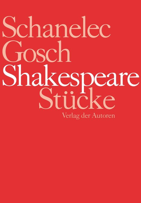 William Shakespeare: Shakespeare Stücke, Buch