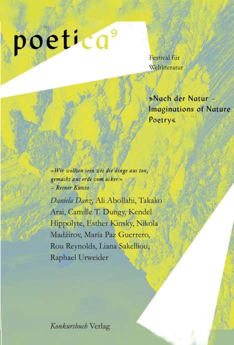 Nach der Natur - Imaginations of Nature. Poetry, Buch