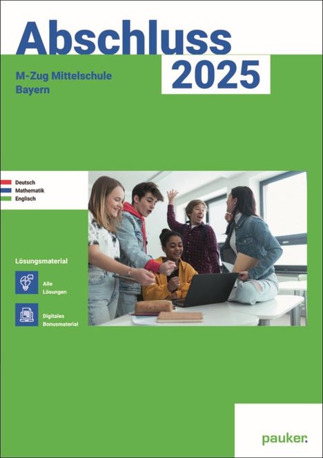 M-Zug 2025 - Mittelschule Bayern - Lösungsband - Deutsch, Mathe, Englisch, Buch