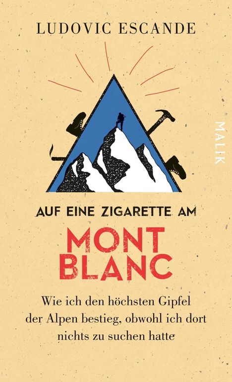 Ludovic Escande: Auf eine Zigarette am Mont Blanc, Buch