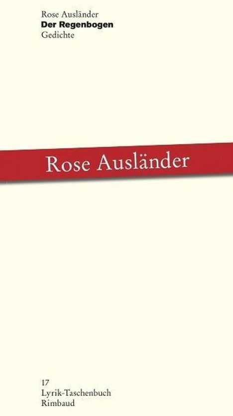 Rose Ausländer: Der Regenbogen, Buch
