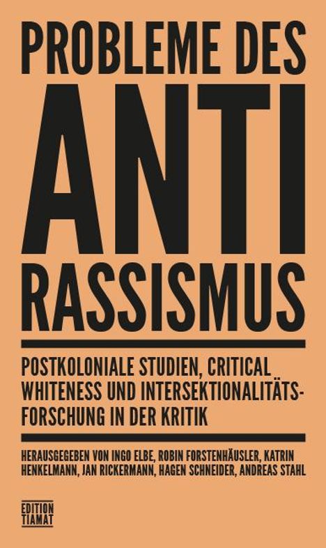 Andreas Benl: Probleme des Antirassismus, Buch