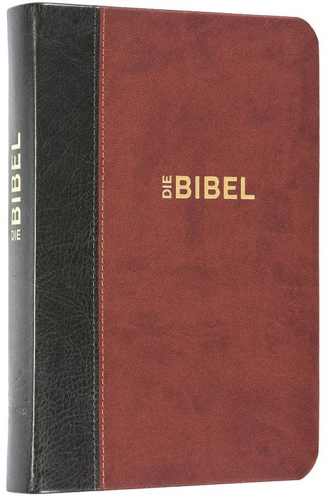 Schlachter 2000 Bibel - Taschenausgabe (Softcover, grau/braun), Buch