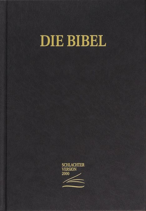 Schlachter 2000 Bibel - Großdruckausgabe (Hardcover, schwarz), Buch