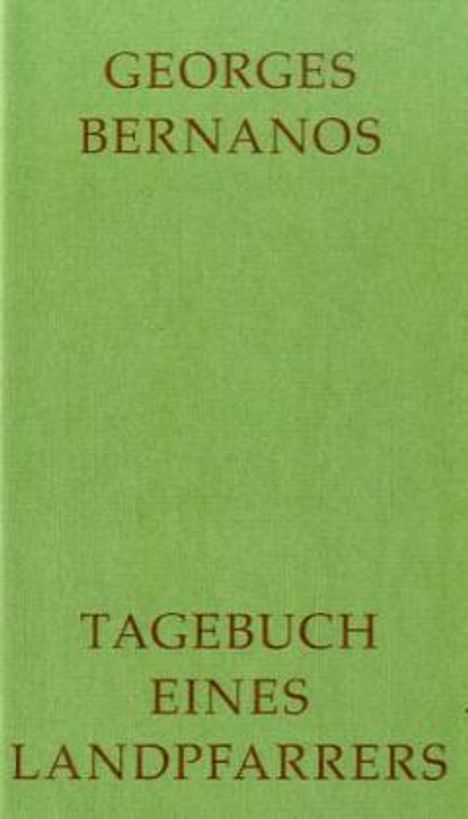 Georges Bernanos: Tagebuch eines Landpfarrers, Buch