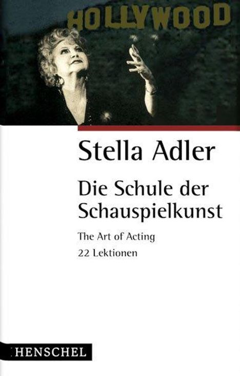 Stella Adler: Die Schule der Schauspielkunst, Buch