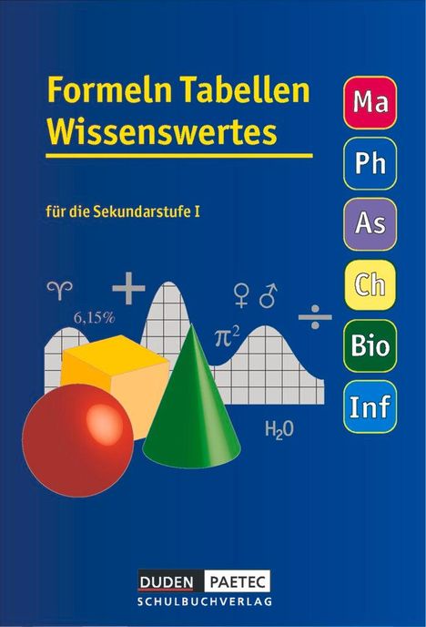 Uwe Bahro: Formelsammlung 5.-10. Schuljahr Tabellen Wissenswertes, Buch