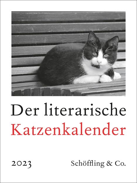 Der literarische Katzenkalender 2023, Kalender