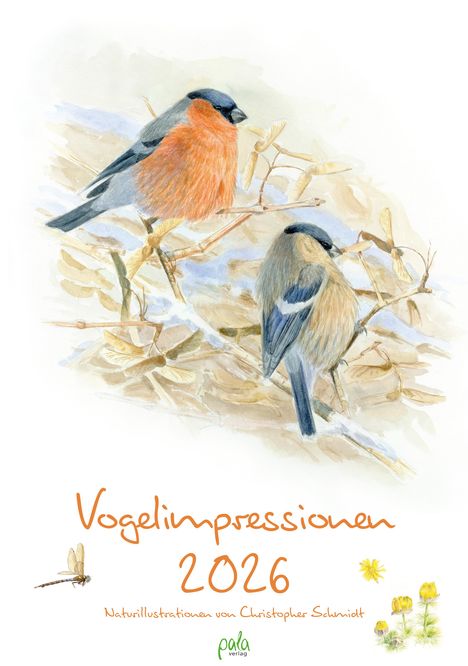 Christopher Schmidt: Vogelimpressionen 2026, Kalender