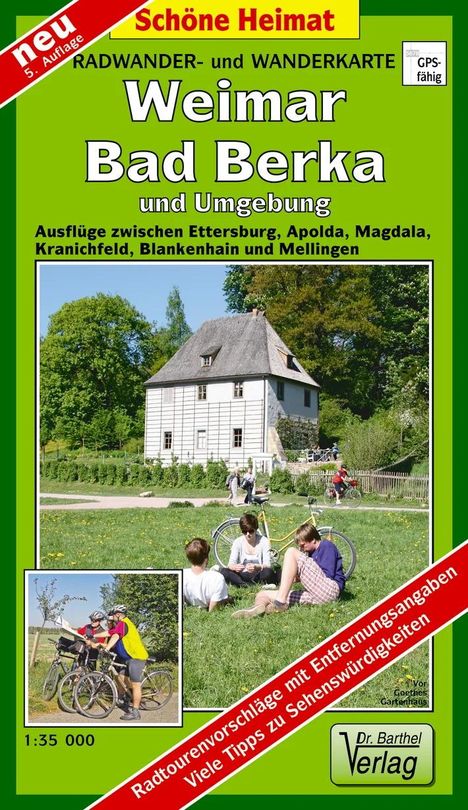 Weimar, Bad Berka und Umgebung 1 : 35 000. Radwander-und Wanderkarte, Karten