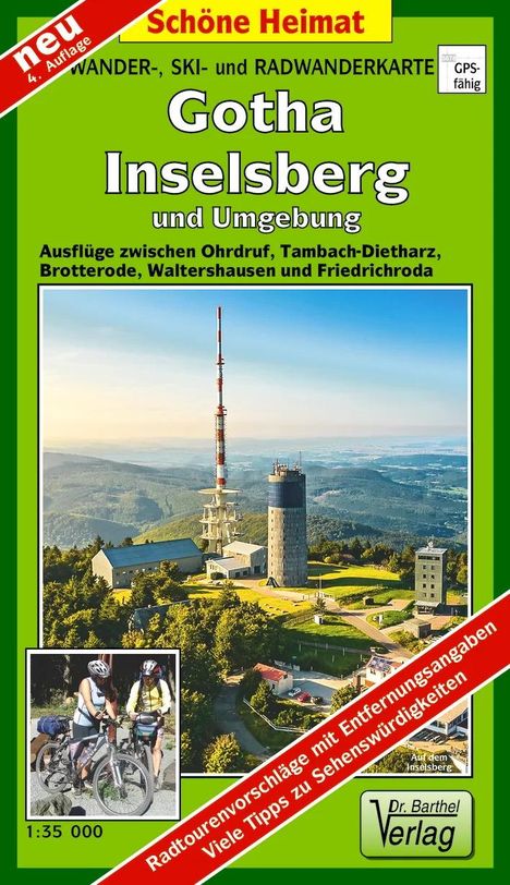 Gotha, Inselsberg und Umgebung 1 : 35 000, Karten