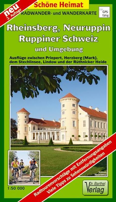 Rheinsberg, Neuruppin, Ruppiner Schweiz und Umgebung, Karten