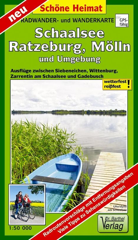 Radwander- und Wanderkarte Schaalsee, Ratzeburg, Mölln und Umgebung, Karten