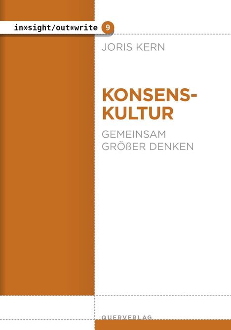 Joris Kern: Konsenskultur, Buch
