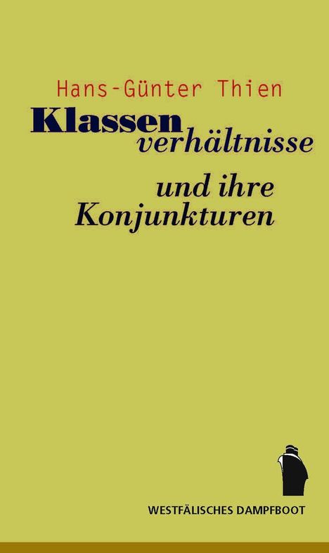 „Hans-Günter Thien: Klassenverhältnisse und ihre Konjunkturen.“ Unten das Logo von Westfälisches Dampfboot.