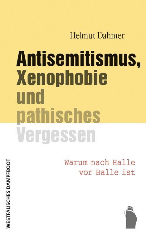 Helmut Dahmer: Antisemitismus, Xenophobie und pathisches Vergessen, Buch